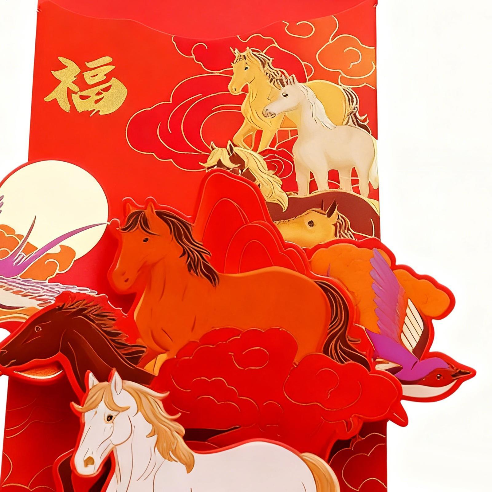 Wedding Envelopes - Sobre rojo chino, paquete de dinero