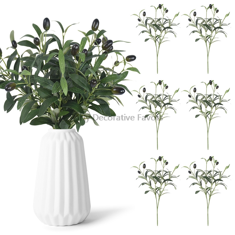 Flower Girl Basket - Planta Artificial con frutas falsas, hojas
