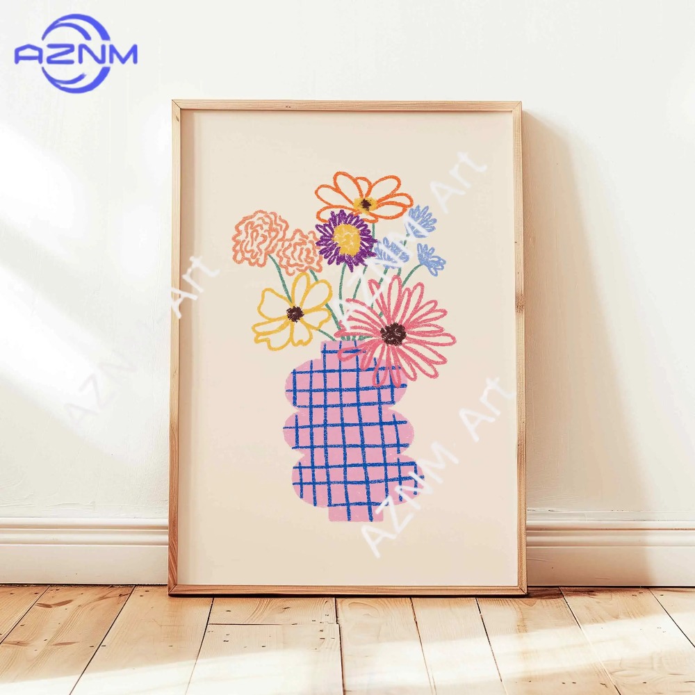 1/3 Piezas de Póster Abstracto - Flower Girl Basket reseña y precio