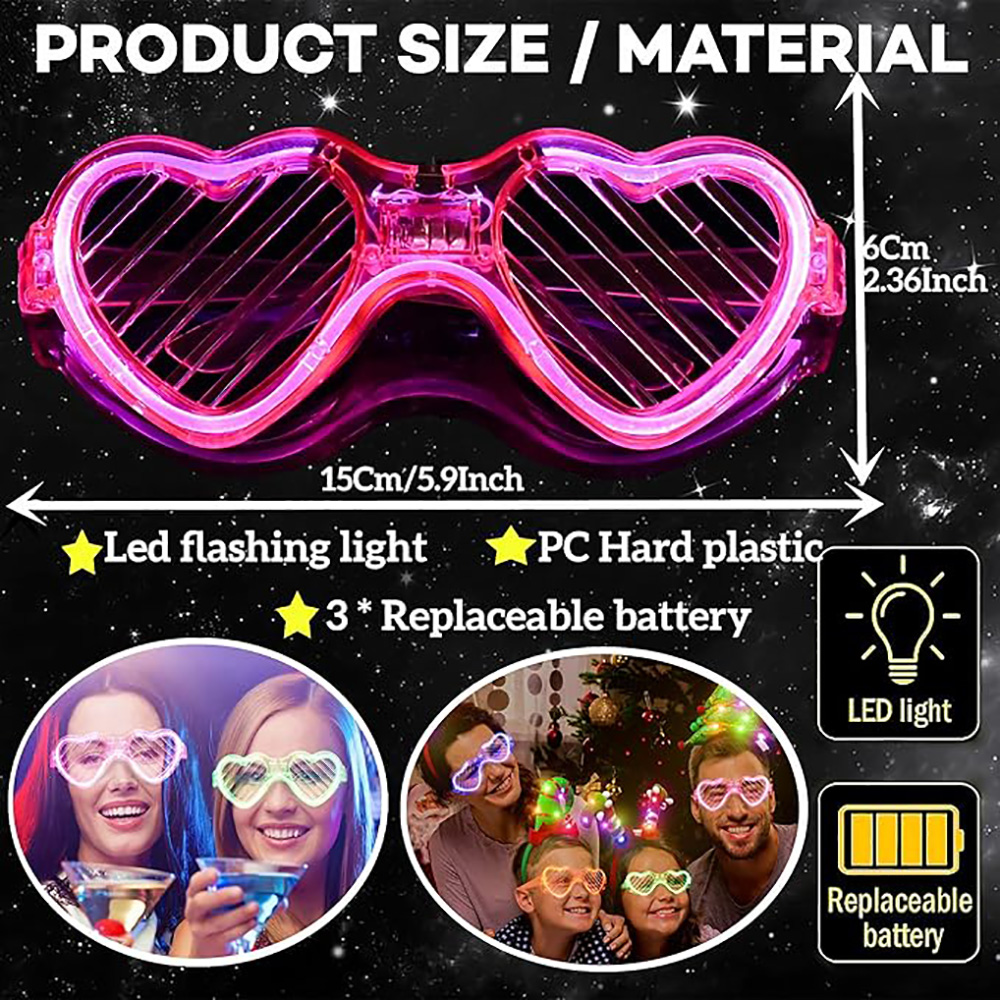 Gafas iluminadas a granel 5/10 - Wedding Supply In Bulk reseña y precio