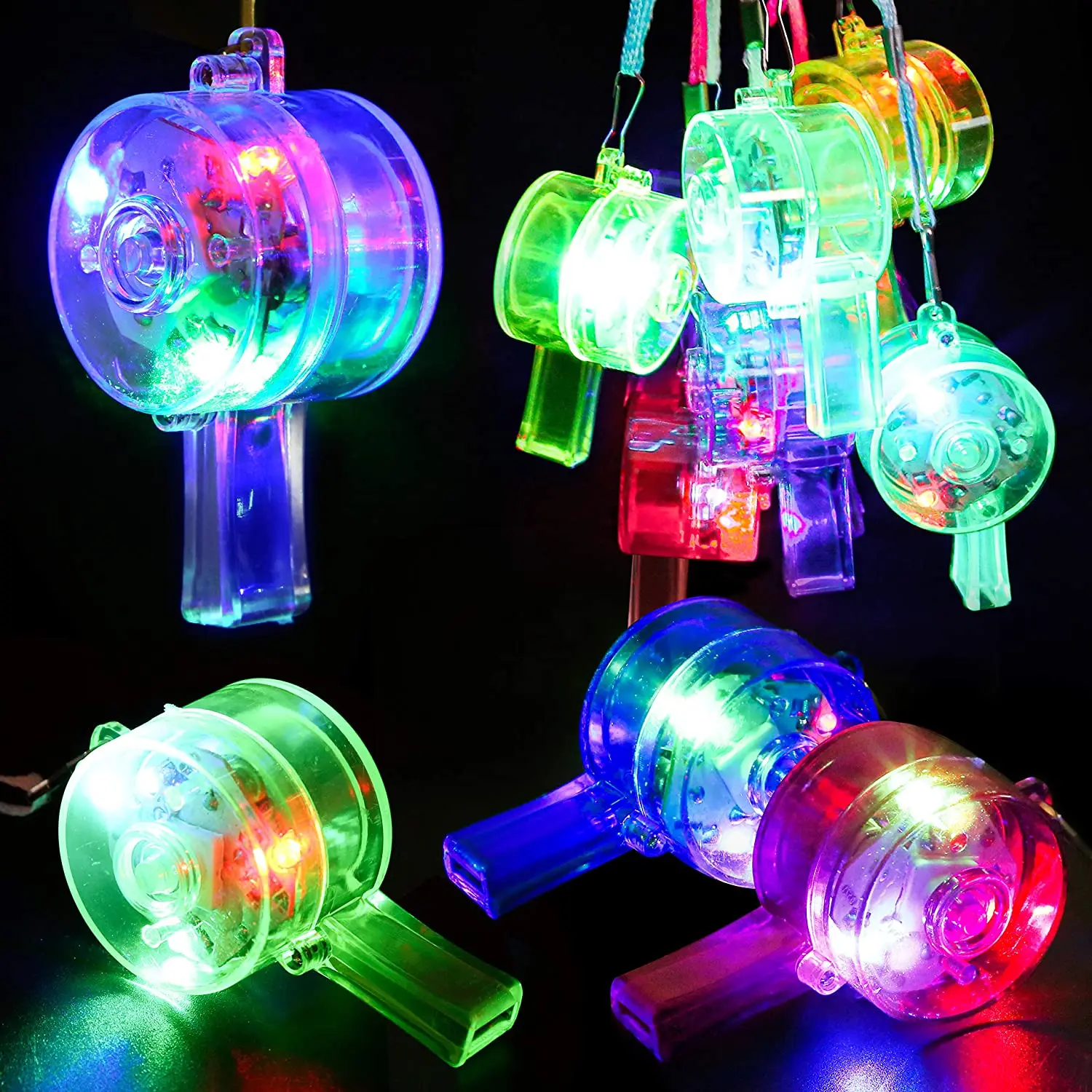 Silbatos LED luminosos, silbat - Wedding Supply In Bulk reseña y precio