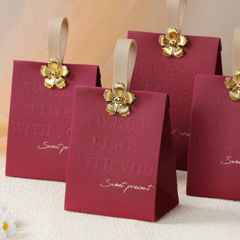 Caja de regalo roja de primera - Wedding Supply Wholesale reseña y precio