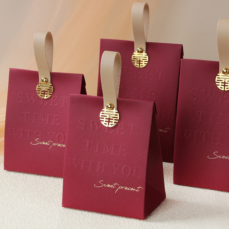 Caja de regalo roja de primera - Wedding Supply Wholesale reseña y precio
