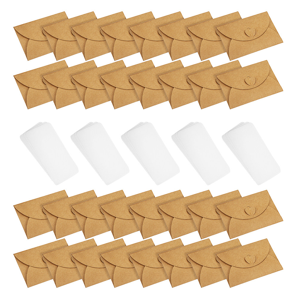 30 Sobres Mini de Papel Kraft  - Wedding Envelopes reseña y precio