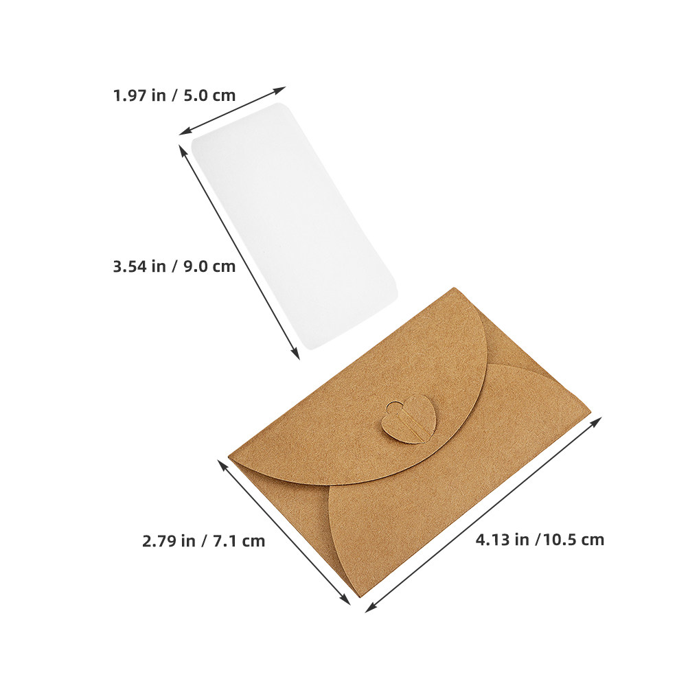 30 Sobres Mini de Papel Kraft  - Wedding Envelopes reseña y precio