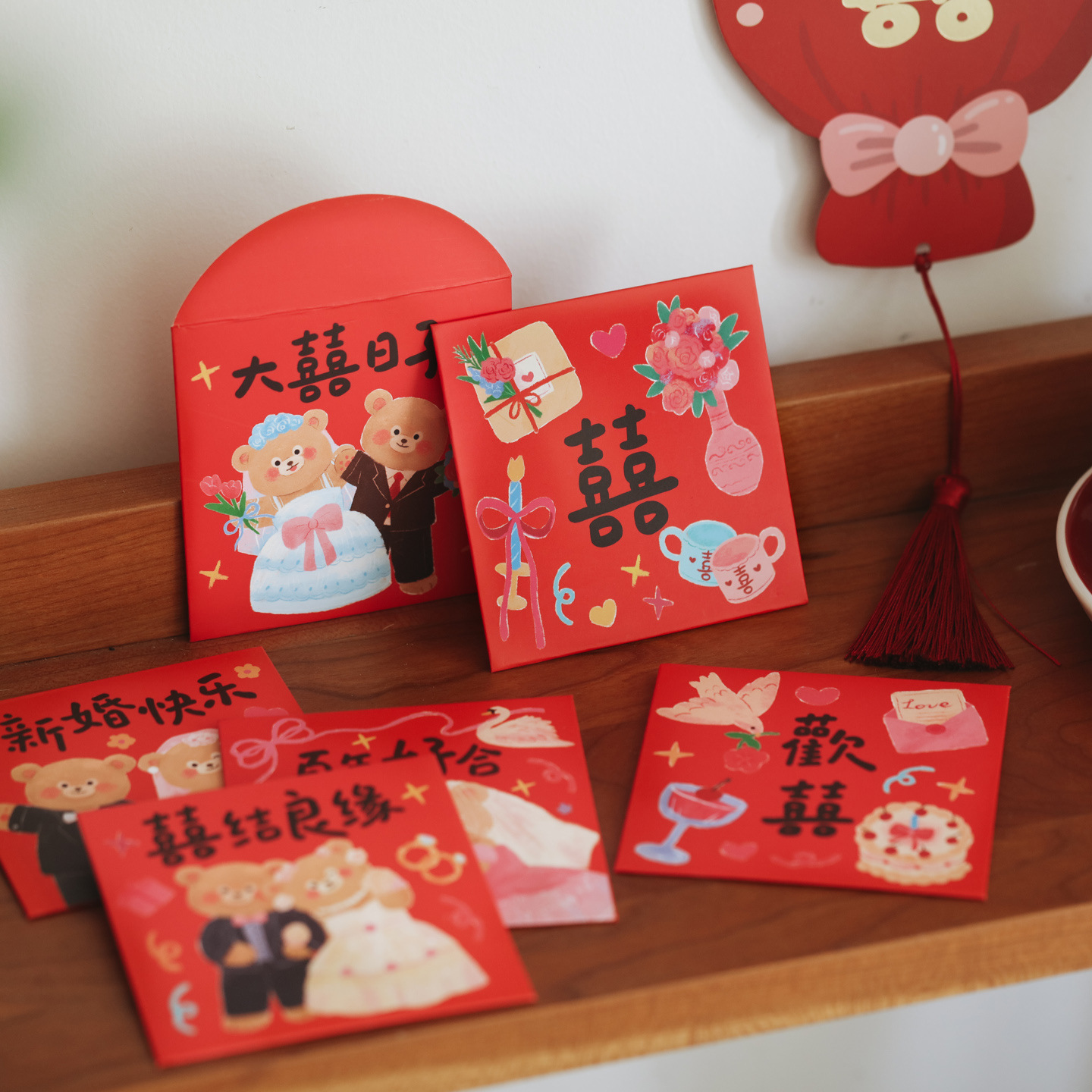 6 Sobres Rojos para Bloquear l - Wedding Envelopes reseña y precio