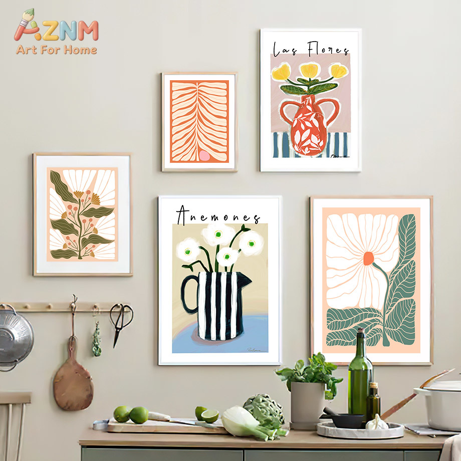 AZNM - Arte de pared en lienzo - Flower Girl Basket reseña y precio