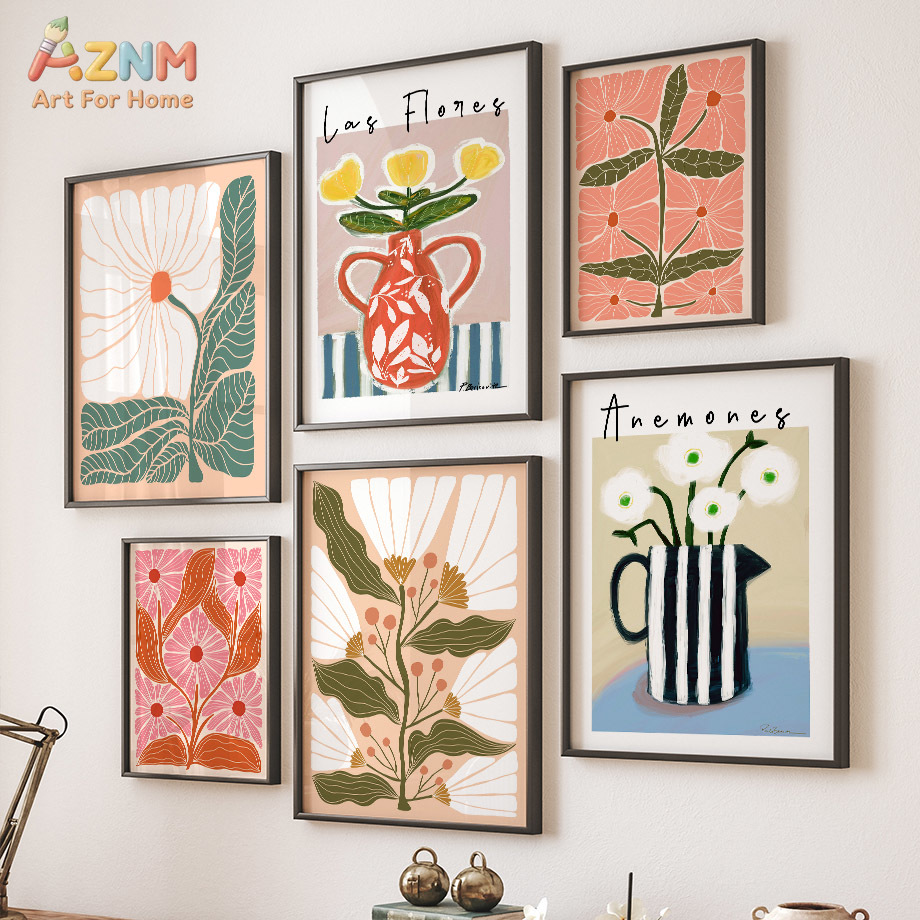 AZNM - Arte de pared en lienzo - Flower Girl Basket reseña y precio