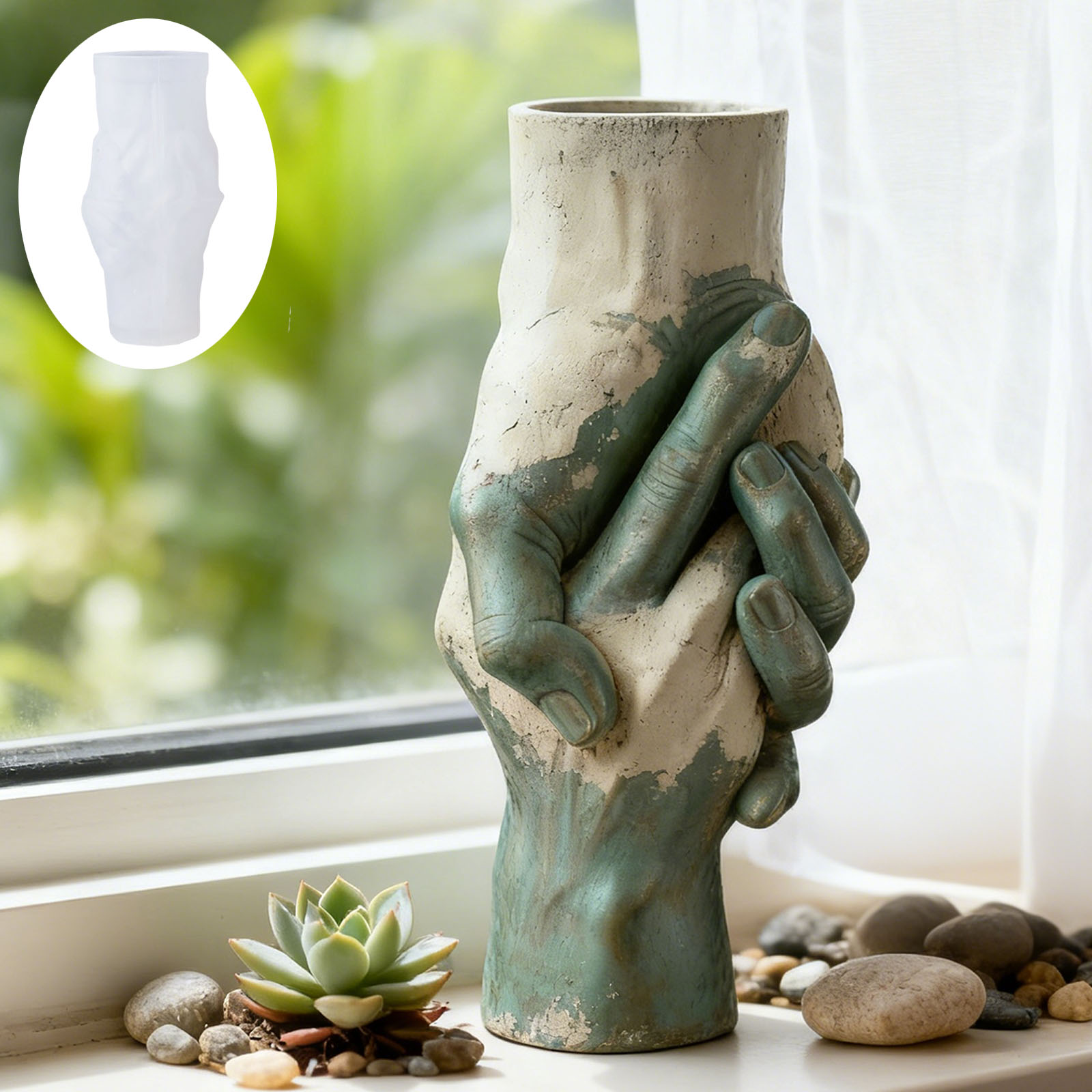 Molde artístico de silicona pa - Flower Girl Basket reseña y precio