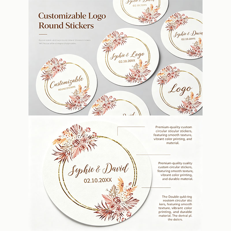 Pegatinas personalizadas con n - Wedding Favor Box reseña y precio