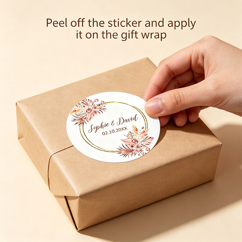 Pegatinas personalizadas con n - Wedding Favor Box reseña y precio