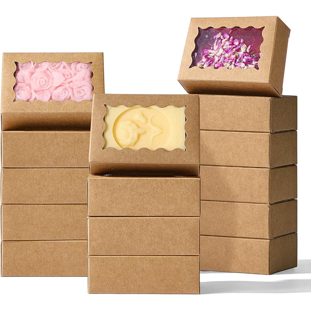 Caja de Regalo de Jabón Kraft  - Wedding Favor Box reseña y precio