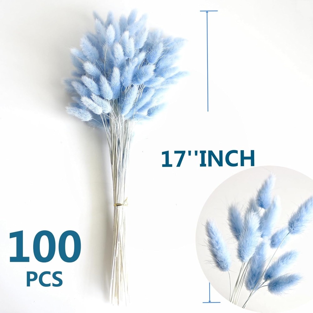 100 Uds. Cola de liebre azul h - Flower Girl Basket reseña y precio